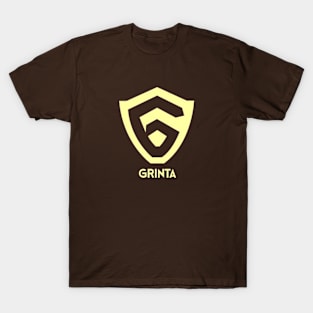 Grinta Merch Logo Creme T-Shirt